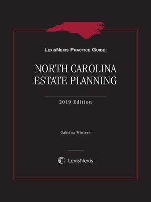cover image of LexisNexis Practice Guide: North Carolina Estate Planning